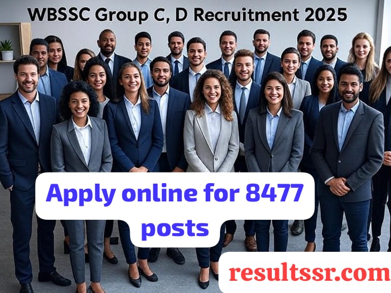 WBSSC Group C D Recruitment 2025